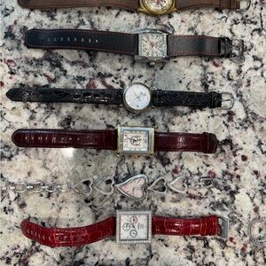 Fossil, Hard Rock Cafe, and Disney World Watches